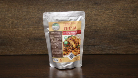 греча с курицей